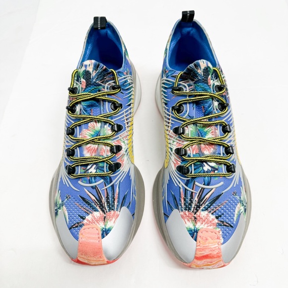 Gucci Marble and Floral Run Sneakers 'Blue Yellow White' 698561-UZI10-8470 🔥😳 - Picture 7 of 16